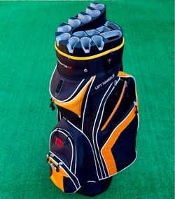 Founders Club 15-Way Golf Cart Bag Club Lock System Rain Cover – Excellent