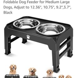 Raised Dog Feeding Bowls