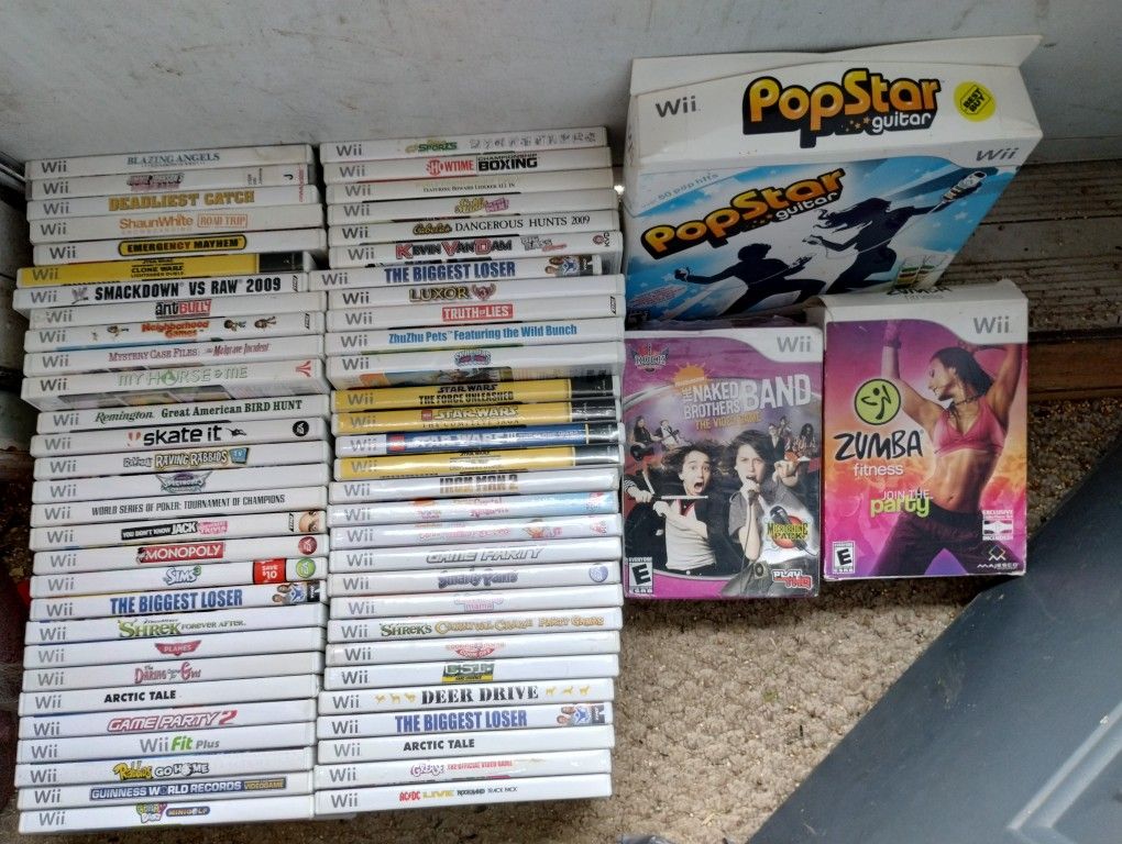 NINTENDO WII GAMES 5.00 EACH