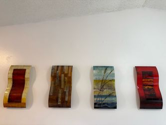 Glass wall art
