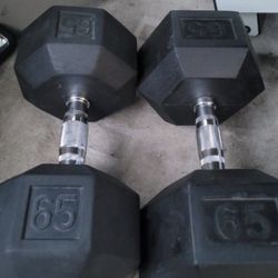65lbs Dumbells Weights