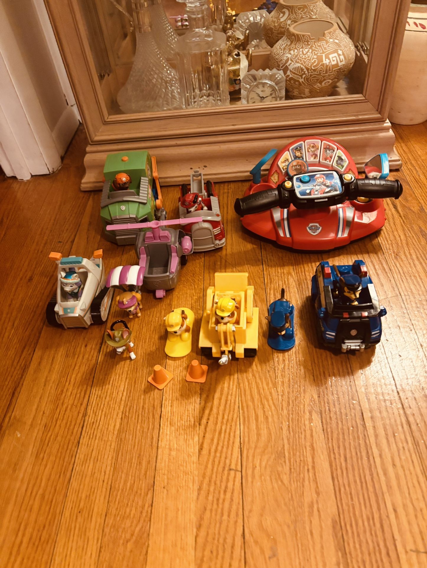 Nice Lot Of Paw Patrol Toys (6 Vehicles, 9 Figures And Pups To The Rescue Driver) NO INDIVIDUAL SALES