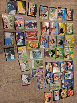 Dragon ball z vintage card lot