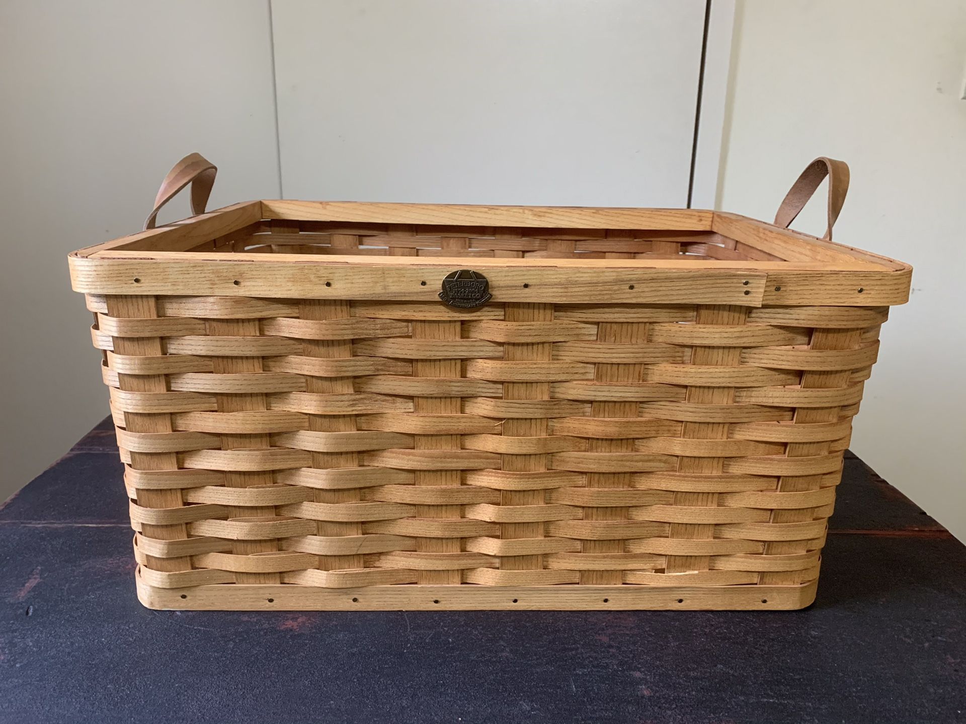 Large Wooden Basket, solid maple