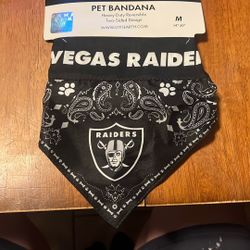 NFL Raiders Pet Bandana