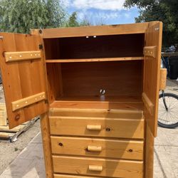 Wooden Closet Cabinet