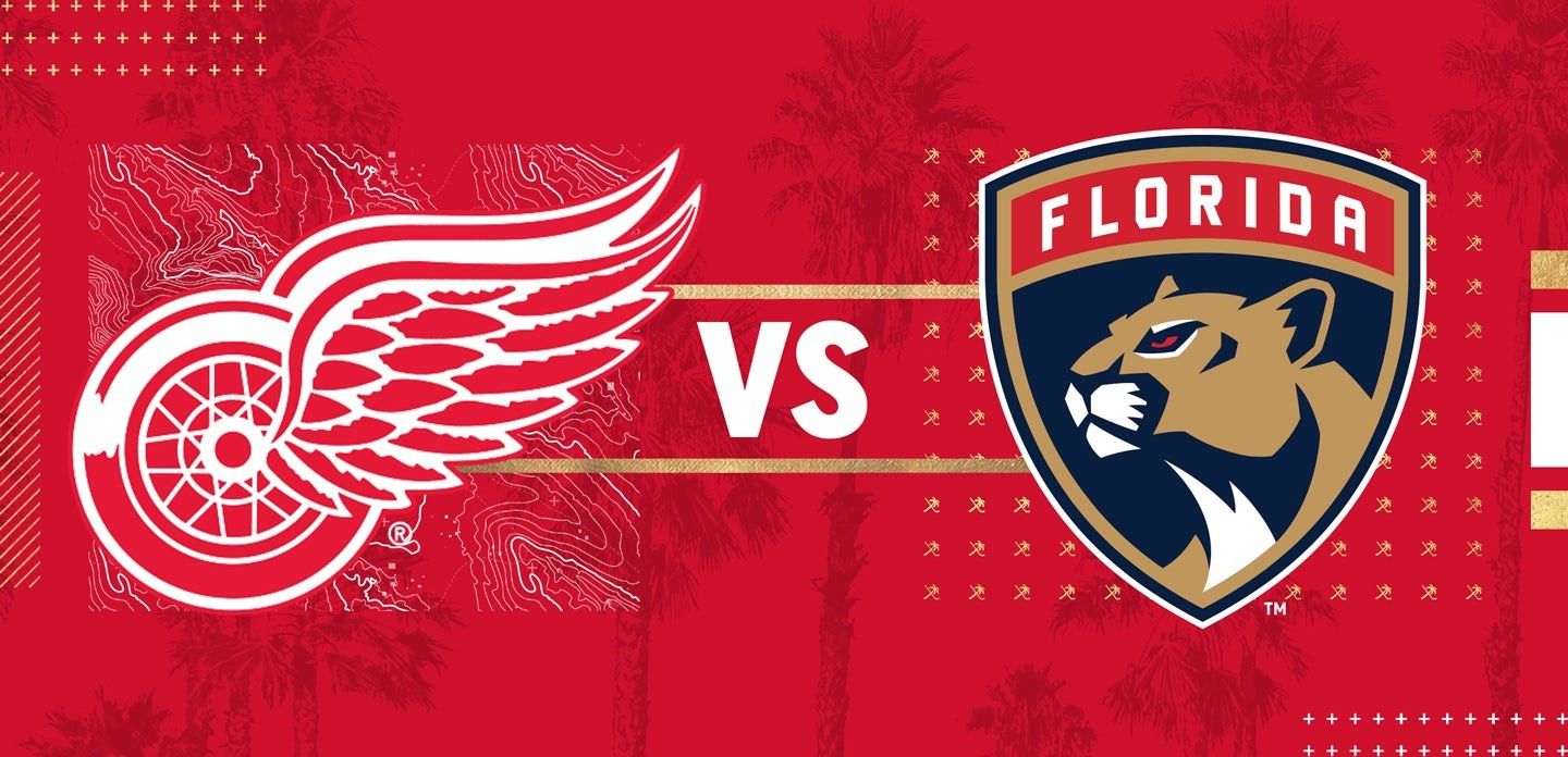 FLORIDA PANTHERS VS DETROIT RED WINGS