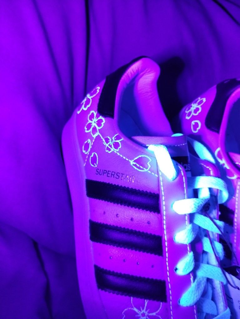 Adidas UV Light Activated Sneakers