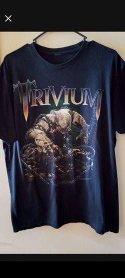 🔥ONLY $20!! EX STILL NEW COND XL BLK TRIVIUM BEAST 100 COTTON SHIRT 