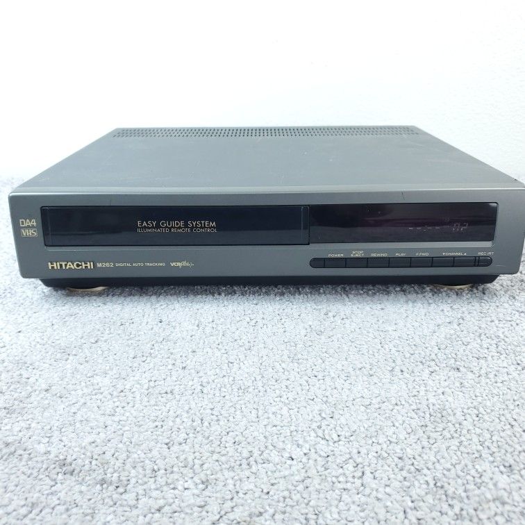Vintage Hitachi VT-M262A VCR VHS Tape Player Recorder No Remote, Tested Works!!
