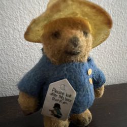 Vintage Paddington Bear Figure Made In Hong Kong