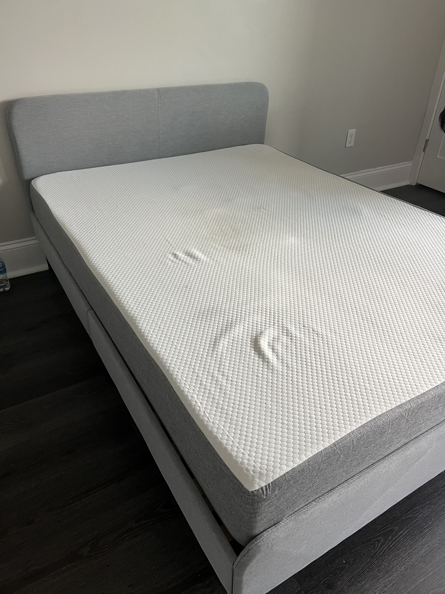 Bed Frame With Bed Mattress Twin Size 
