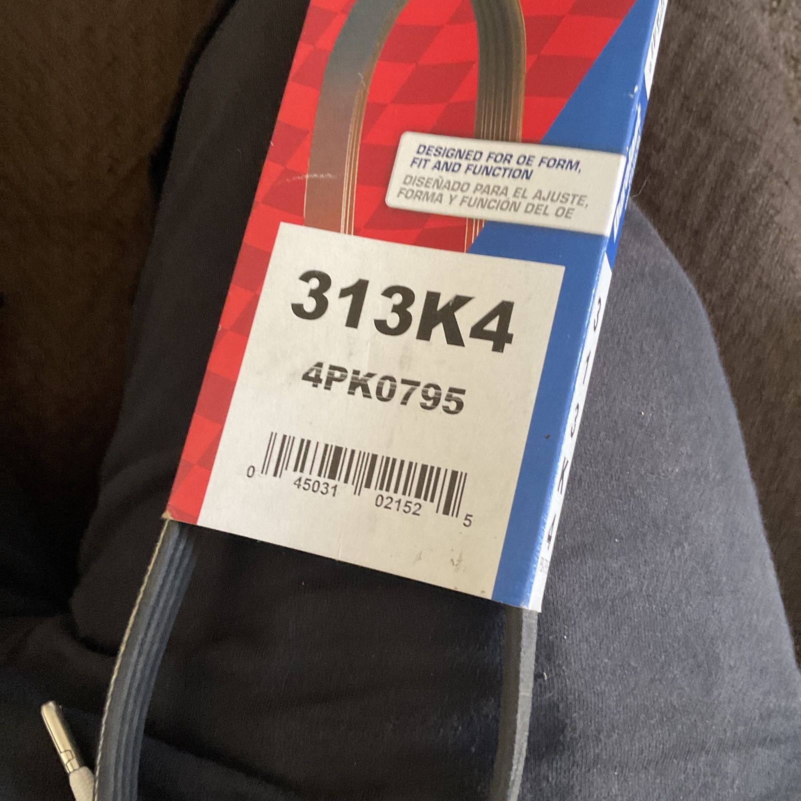New Duralast 968K6 Multi V Belt 6PK2460, Honda Civic Si 99