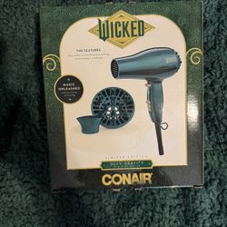 Wicked Conair Blow Dryer (green) 