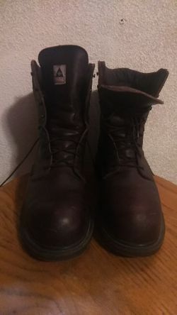 Red Wing boats steel-toed almost new hardly used in Wearhouse