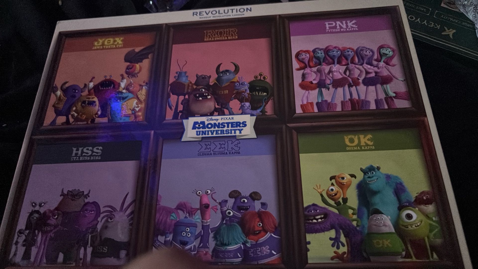 Monsters University Palate