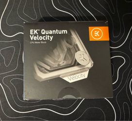 EKWB EK-Quantum Velocity D-RGB Nickel + Plexi CPU Waterblock