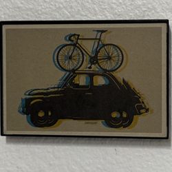 Brand New Color Framed Print 5” X 7” With A Quote “ Transporter”