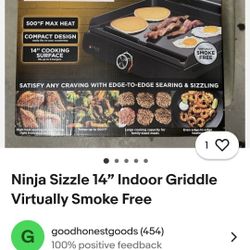 Ninja Smokeless Grill 14"