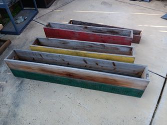 Wood Planter Boxes