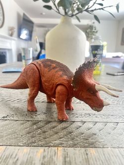 Brown Triceratops Toy