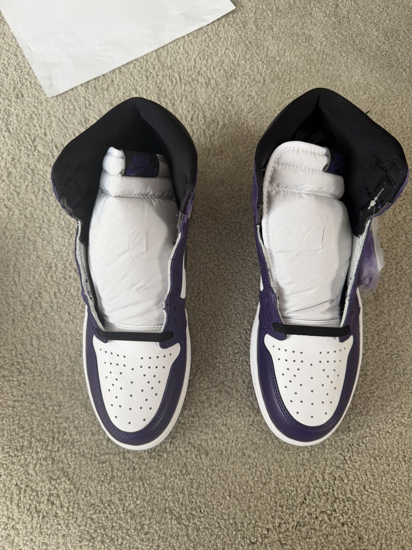 Nike Air Jordan 1 Retro OG High Court Purple 2.0 Size 11.5 Brand New