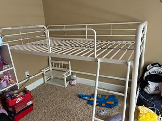Metal loft bed