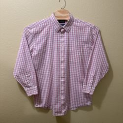 Men’s 17 1/2 34-35 Stafford Tailored Culture Travel Performance Super Shirt