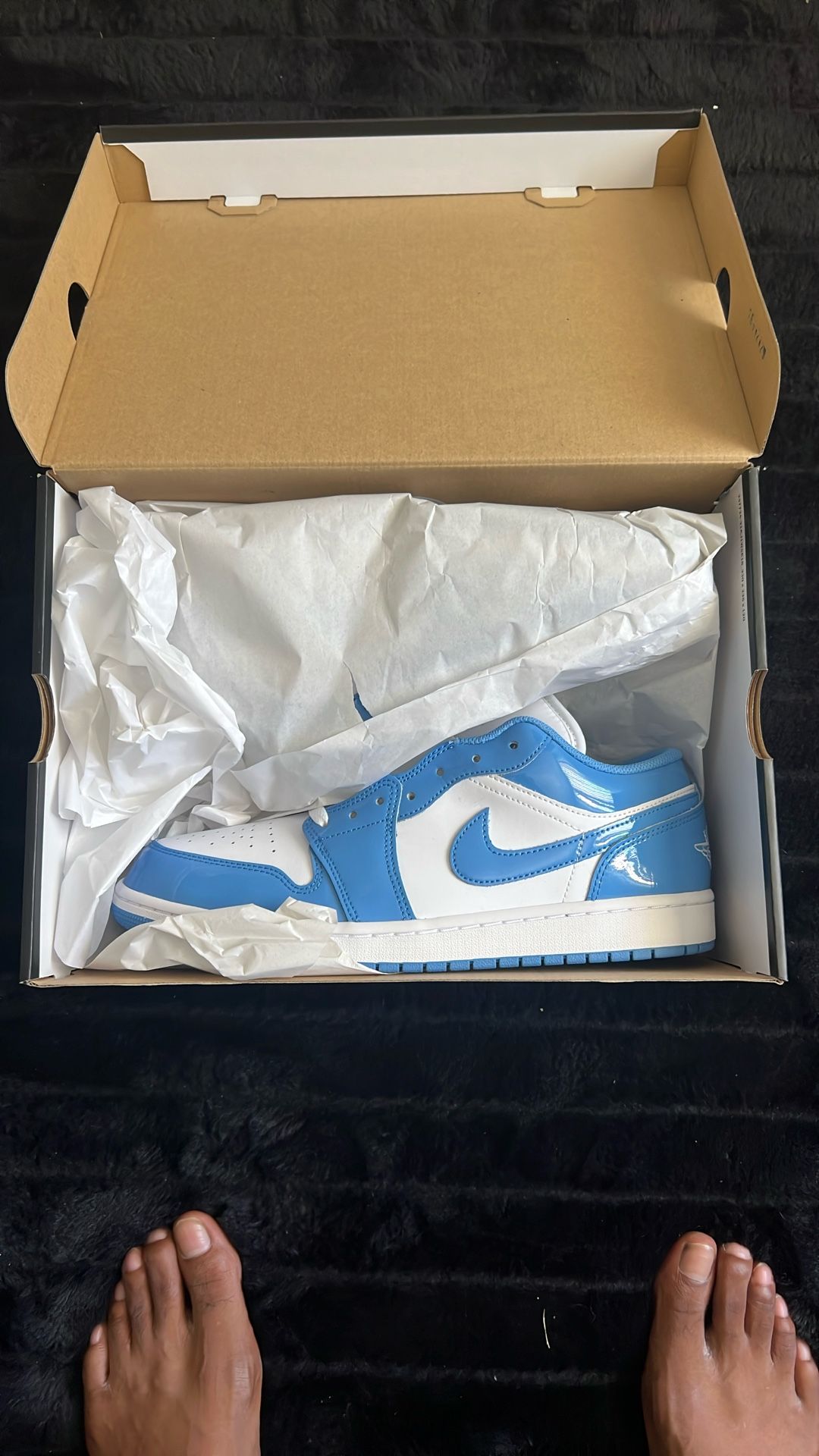 Blue Nike Jordan 1s 11
