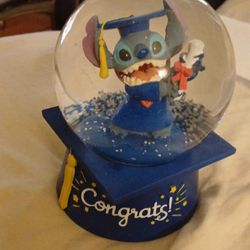 Stitch Musical Congratulations Globe