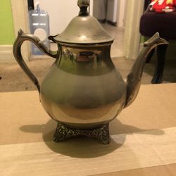 Vintage 1980s Silver-Plated Teapot – Made in India (P.N.S.)