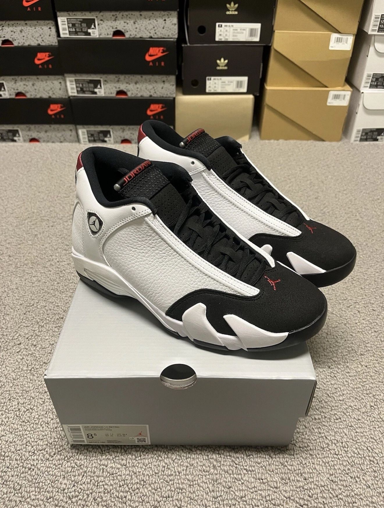 Jordan 14 Black Toe Size 13