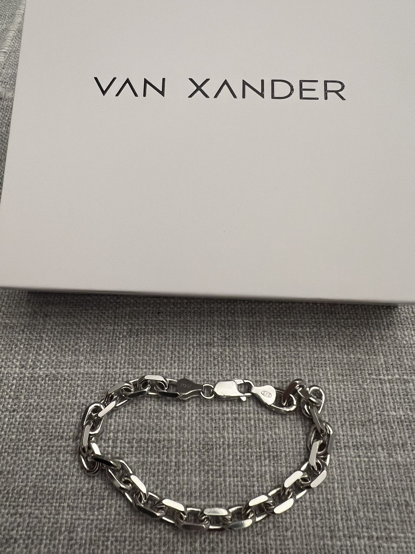 Silver Solid 925 Cable Link 7 Mm 7.5 Inch Bracelet