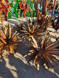 Zero Water Needed🪷Exclusive Cacti, Metal Yard art🌵POTTERY