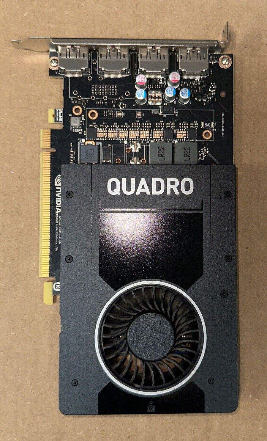 Nvidia Quadro P2000 Graphics Card 5GB GDDR5 1024 CUDA Cores Pascal GPU 4x DP 1.4