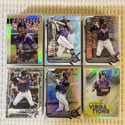 Colorado Rockies 380 Card Baseball Lot! Rookies, Prospects, Refractors, Prizms, Short Prints, Variations & More!