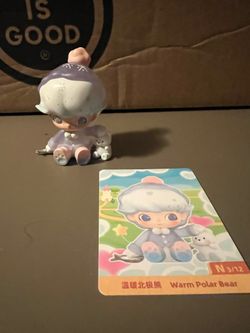 POP MART DIMOO Warm Polar Bear – Animal Kingdom Series – Authentic Blind Box Figure