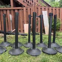 10 PIECE STANCHION  FOR SALE. SEND ME OFFERS 