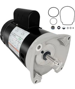 B2853 1 HP, Replaces Century AO Smith Pool Pump Motors,115/230V, 3450 RPM, 13.20/6.6A, 56Y Frame 1.25 Service Factor, Compatible with Pentair Superflo