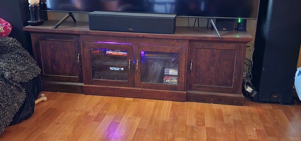 Walnut Entertainment Center