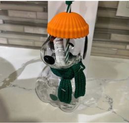 Starbucks Snoopy Glass Cold Cup