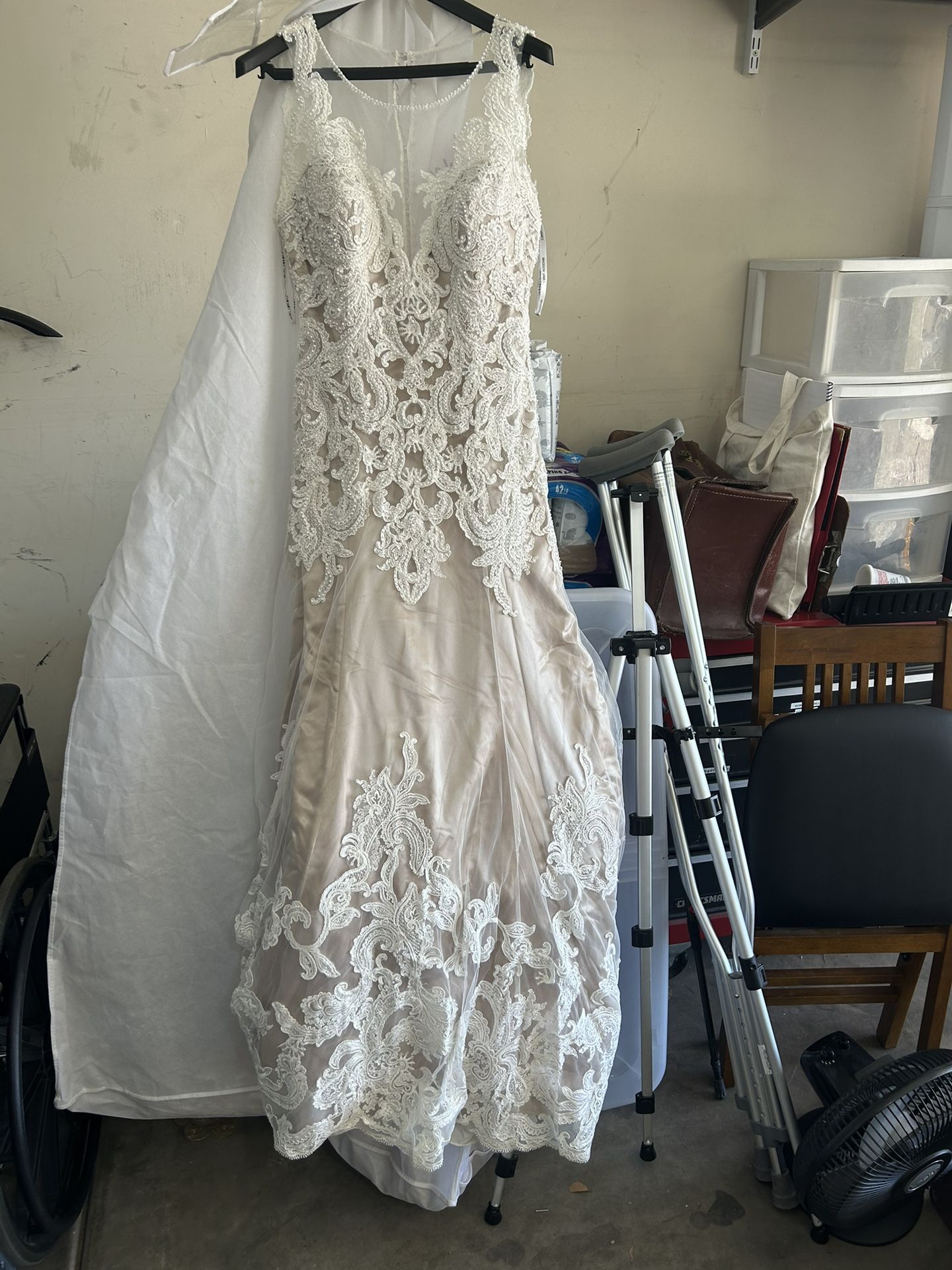 One Of A Kind Wedding Dress About 14