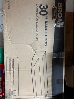 Broan 30 inch Ductless Recirculating Black Under Cabinet Range Hood