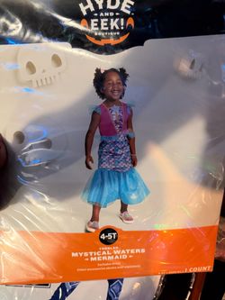 Hyde & Eek Toddler Mermaid Halloween Costume 4-5T