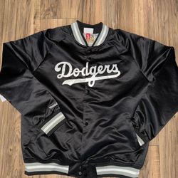 New men’s size large & XL Mitchell & ness LA Dodgers satin jacket 