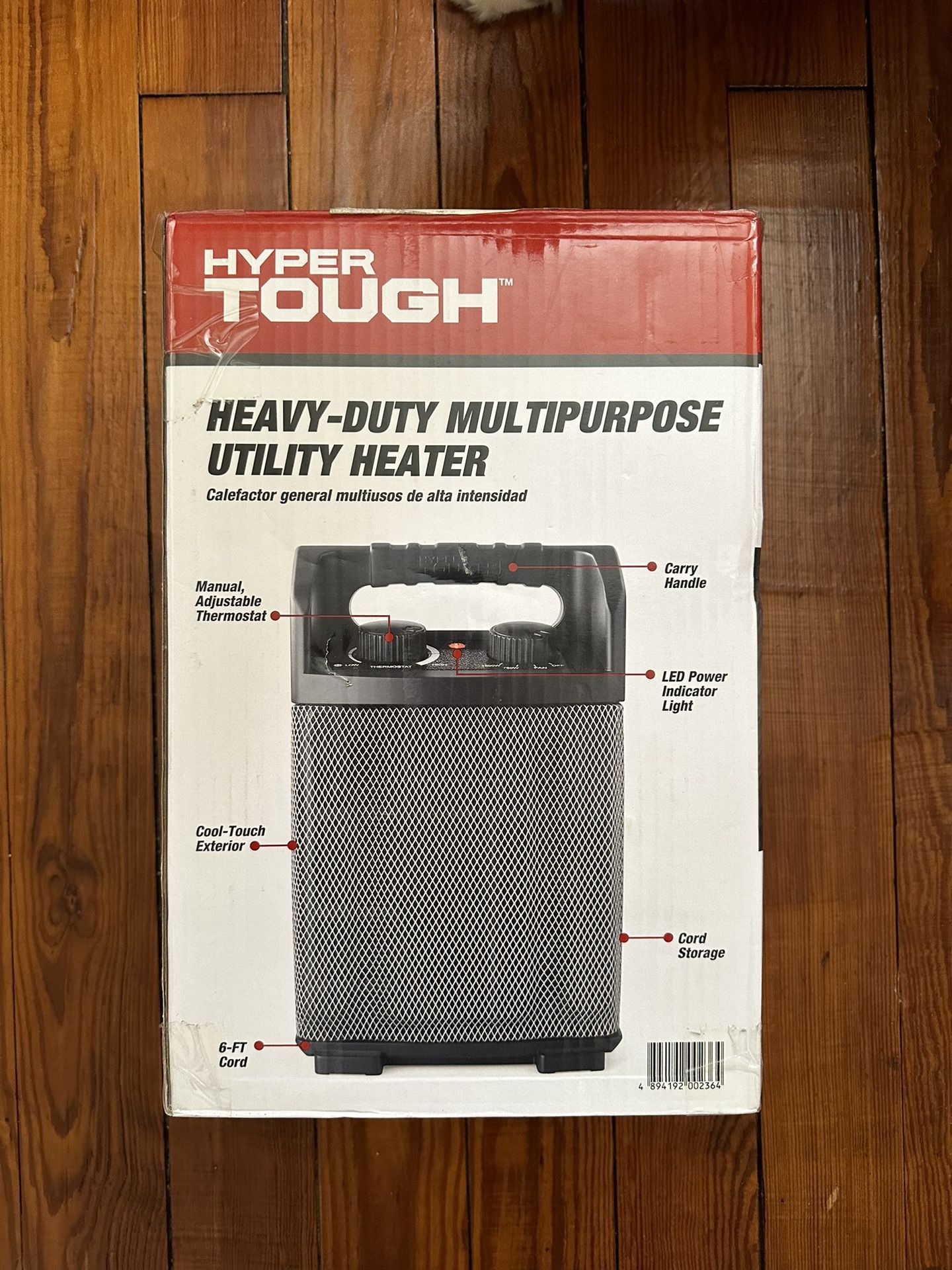 HYPER TOUGH (Black )1500w Heavy Duty 2-Setting Electric Utility Space Heater  for Sale in Pittsburgh, PA - OfferUp
