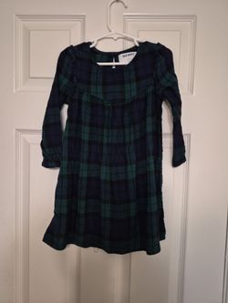 Old Navy Girls Plaid Flannel Dress