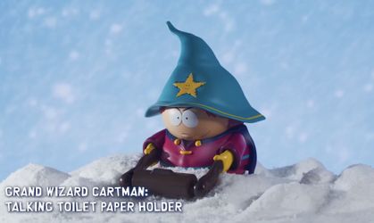 South Park Snow Day Talking Toilet Paper Holder New In Box