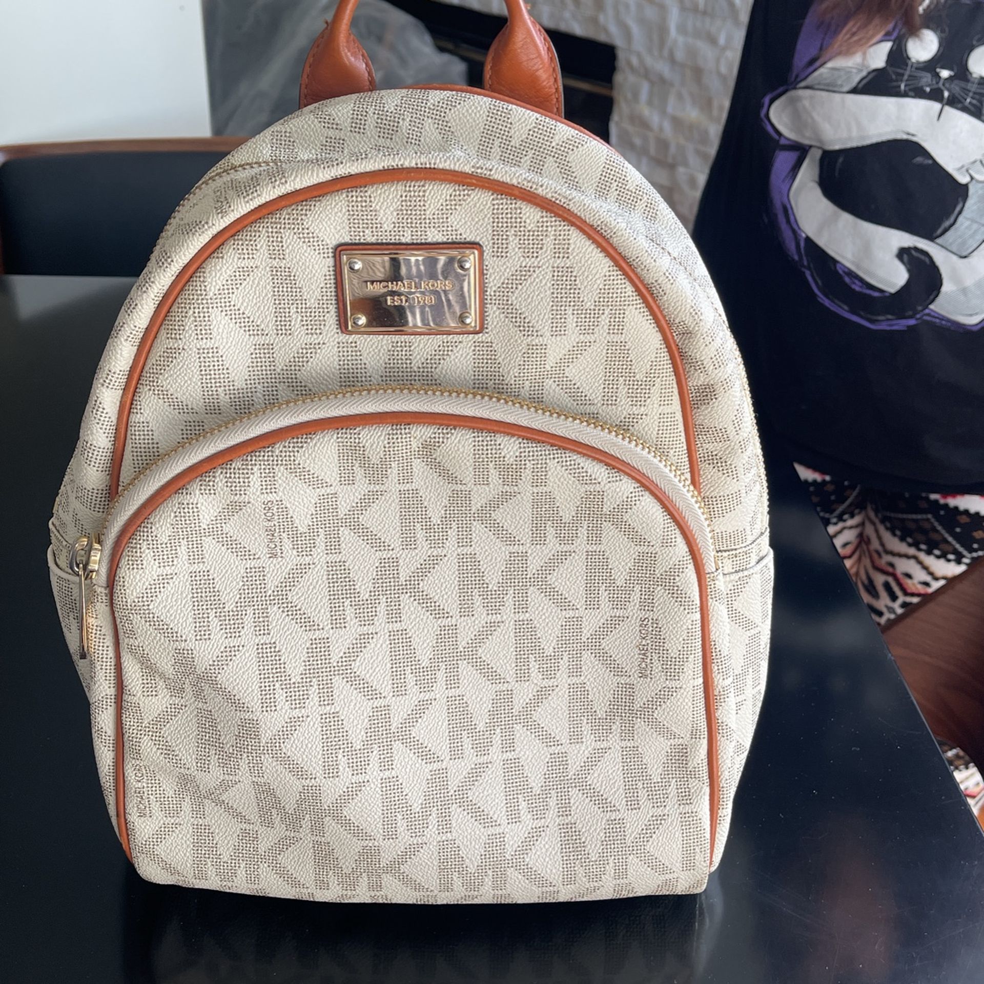 Backpack Michael Kors Leather Trim