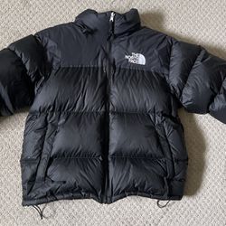North Face Puffer Jacket Hoodie Size Large